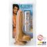Dildo vibrante con ventosa da 19 cm mulatto