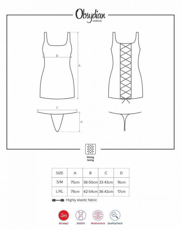 Obsydian Babydoll wetlook