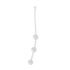 PLUG ANALE BIANCO CON 3 SFERE STIMOLANTI
