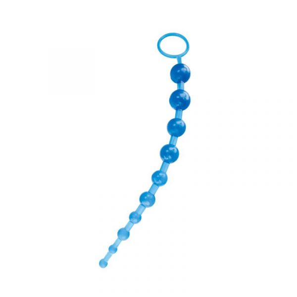 Palline anali Timeless con 10 sfere blu