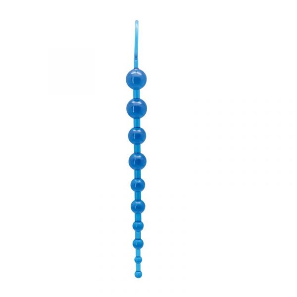 Palline anali Timeless con 10 sfere blu