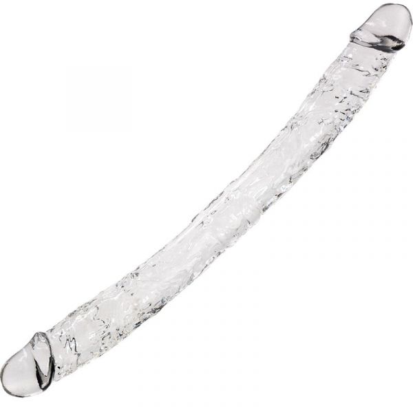 Pene realistico trasparente 38,5 cm