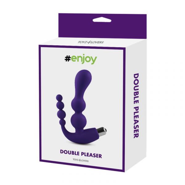 Plug anale vibrante Double pleaser
