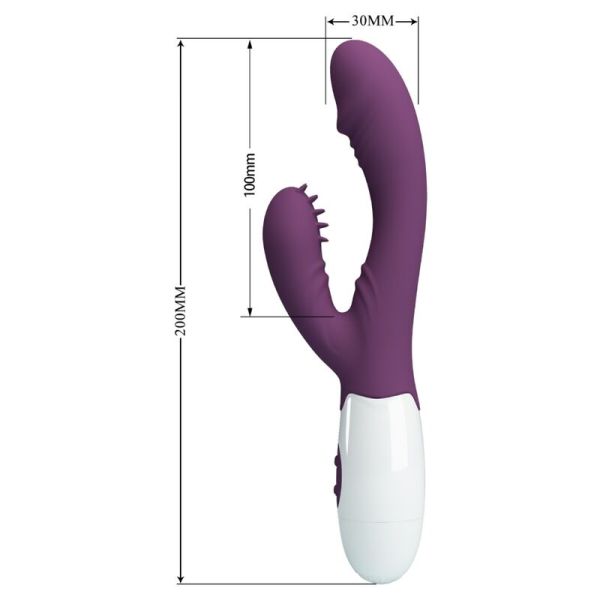 Butterfly kiss vibratore rabbit e stimolatore punto g