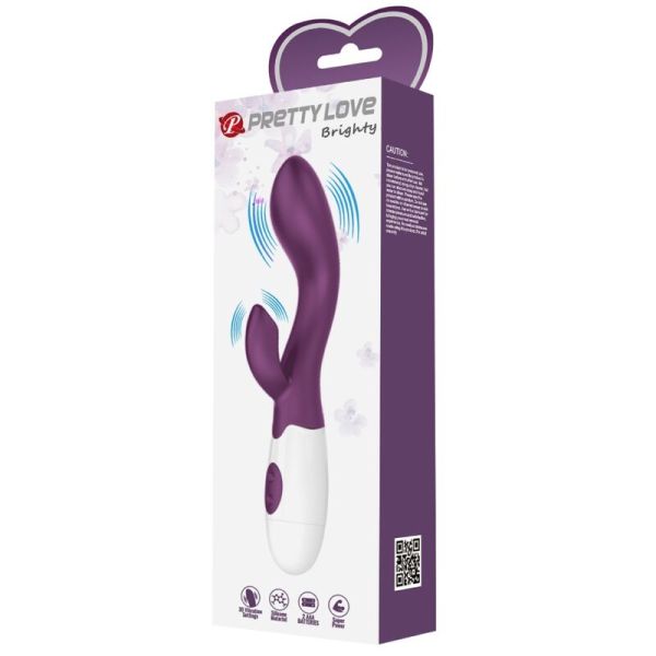 Brighty Vibratore rabbit viola