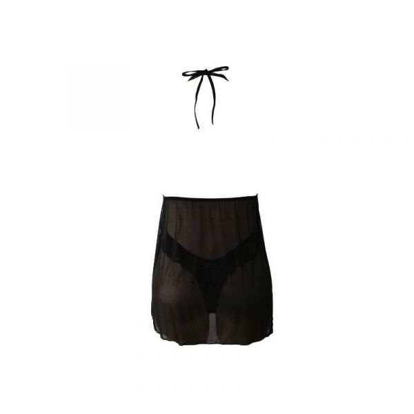 Queen babydoll e perizoma nero