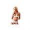 Reggiseno bianco a mezza coppa basic