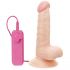 Dildo realistico vibrante con ventosa da 15 cm