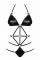 Scandalia body con anelli di metallo