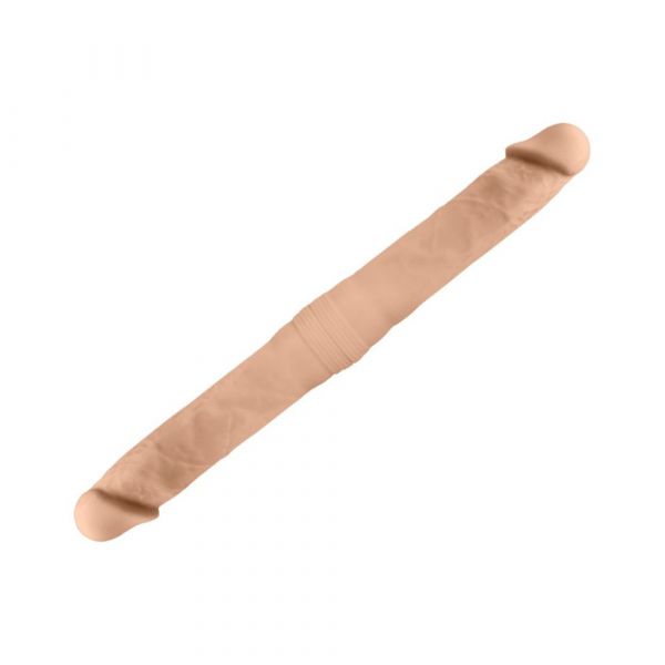 Doppio dildo in silicone morbido da 42 cm