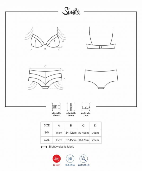 Sinsita Completo intimo 2pz