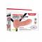 Vibratore StrapOn Hollow con imbracatura regolabile