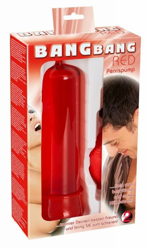 Sviluppatore a pompa per pene bang bang Rosso