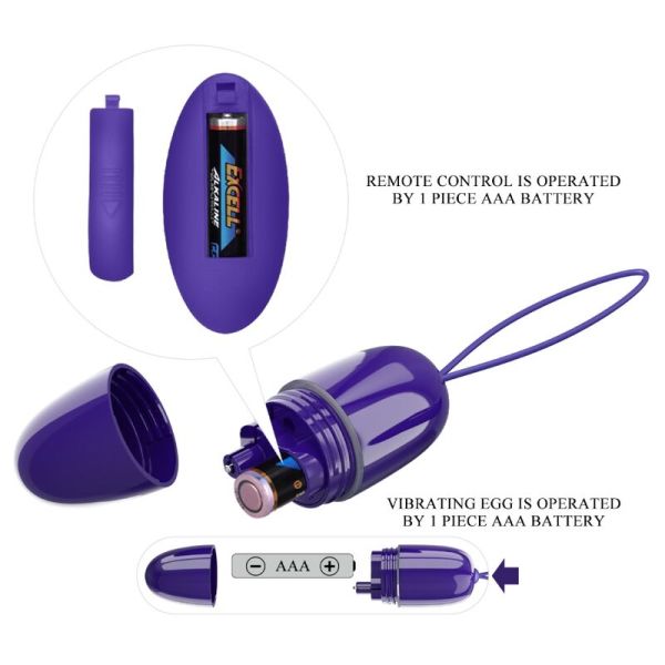 Telecomando Selkie Youth Mini uovo vibrante Violetto