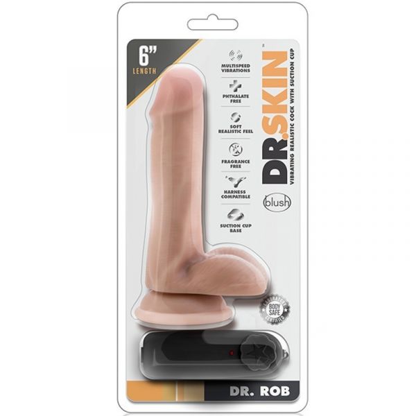 Vibratore con ventosa e telecomando Dr.Skin