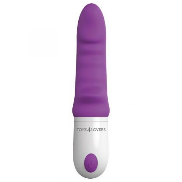 Vibratore design con stimolatore clitoridea