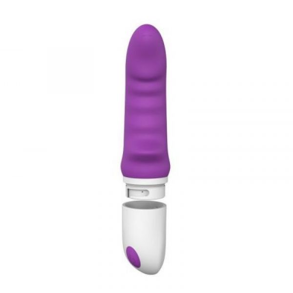 Vibratore design con stimolatore clitoridea