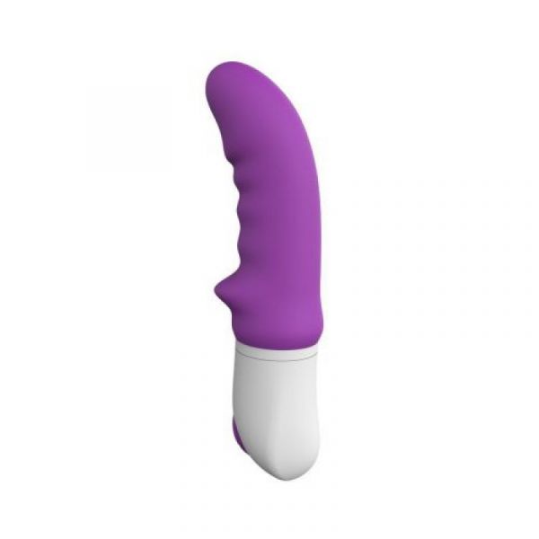 Vibratore design con stimolatore clitoridea