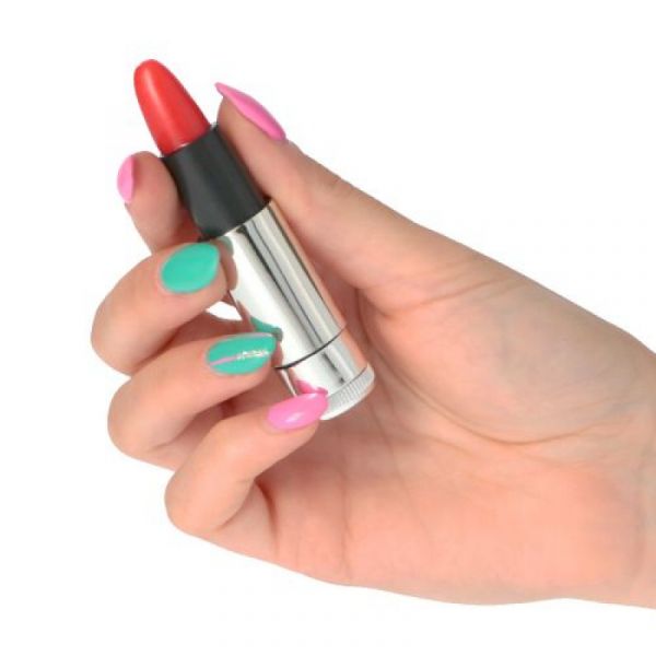 Vibratore a rossetto lipstick vibe silver