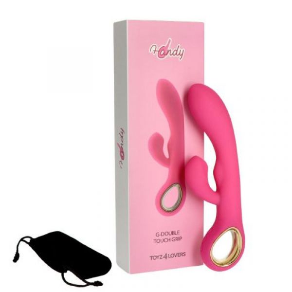Vibratore rabbit a doppia estremità