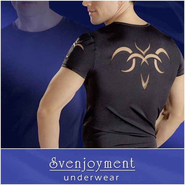 MAGLIA DA UOMO CON TRIBALI RITAGLI M