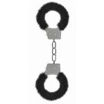 MANETTE RIVESTITE IN PELUCHE NERO