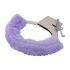 MANETTE CON PELLICCIA PURPLE E CHIAVI