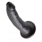 Fallo realistico da 18 cm king cock nero