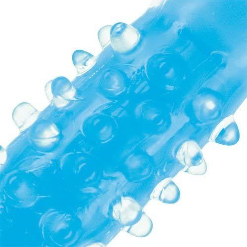 Vibratore fluo jelly vibe blu