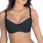 Valentina Reggiseno con ferretto in morbida microfibra Nero