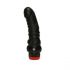 Vibratore vaginale e anale nero da 17 cm