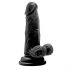 Fallo realistico nero da 15 cm real rock