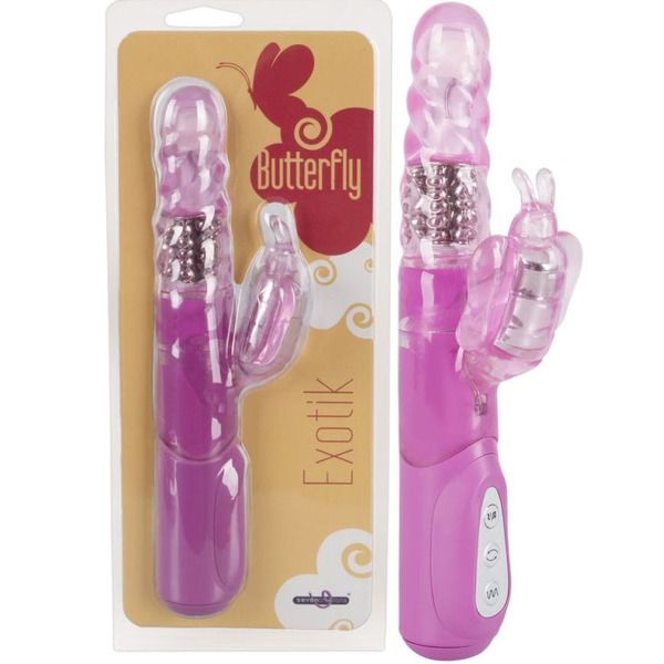 VIBRATORE RABBIT DA 21.5 CM EXOTIC BUTTERFLY