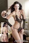 BODY CON GUANTI SEXY
