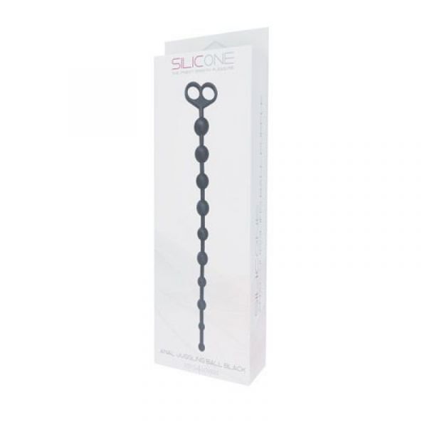 Fallo anale anal juggling ball silicone nero