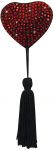 COPRICAPEZZOLI TASSELS HEART