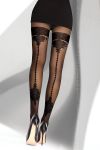 Collant con decorazione sul retro delle gambe den 40