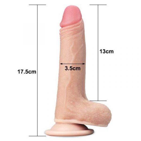 Dildo super realistico e morbido in silicone