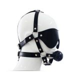 Imbracatura per viso con maschera per occhi e morso