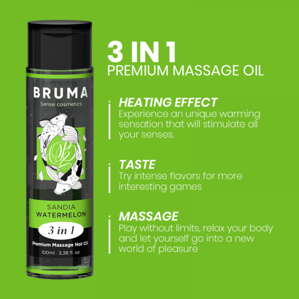 Olio da massaggio Bruma 3 in 1 Anguria