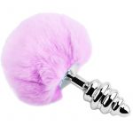Plug anale spirale Fluffy Twist
