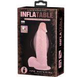 Dildo gonfiabile realistico con ventosa 15 cm