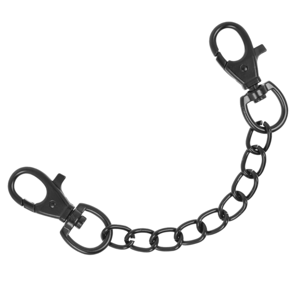Manette in pelle vegan Fetish submissive dark room