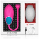 Uovo rosa vibratore wireless e orologio smart