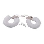 MANETTE  CON CHIAVI IN PELLICCIA BIANCA