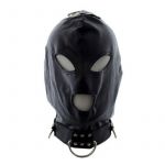Maschera in pelle in stile bondage