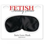 MASCHERINA NERA FETISH SATIN