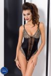 Montana elegante body con ricami vellutati