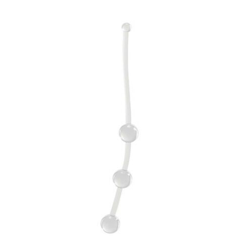 PLUG ANALE BIANCO CON 3 SFERE STIMOLANTI