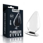 Plug anale con ventosa Flawless Clear